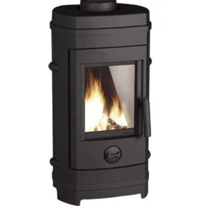 Stufa a legna invicta "remilly" antracite 7 kw