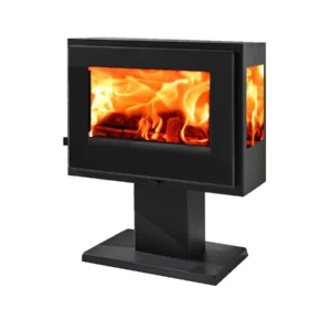 Stufa a legna panadero "atlantic 3v" grigio 5,9 kw