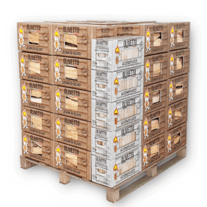 50 scatole: 45 di legna da ardere + IN OMAGGIO: 5 scatole di legnetti + 5 barrette accendifuoco + accendino