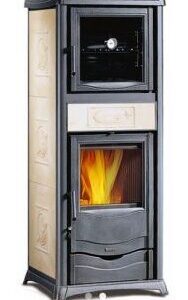 Termoestufa de leña con horno – LA NORDICA TermoRossella Plus Forno DSA 4.0 11,1 kW