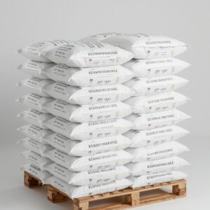 Pellet Bianco Holz Abete ENplus A1 – Bancale 75 Sacchi 15 kg – Alta resa, basse ceneri